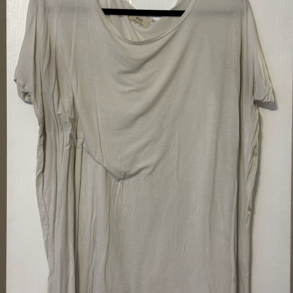 Piko 1988 White Short Sleeve Top